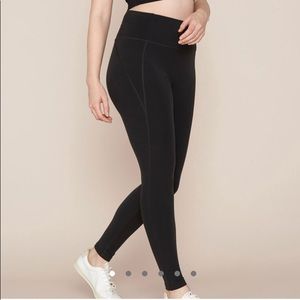 Girlfriend Collective black high rise leggings